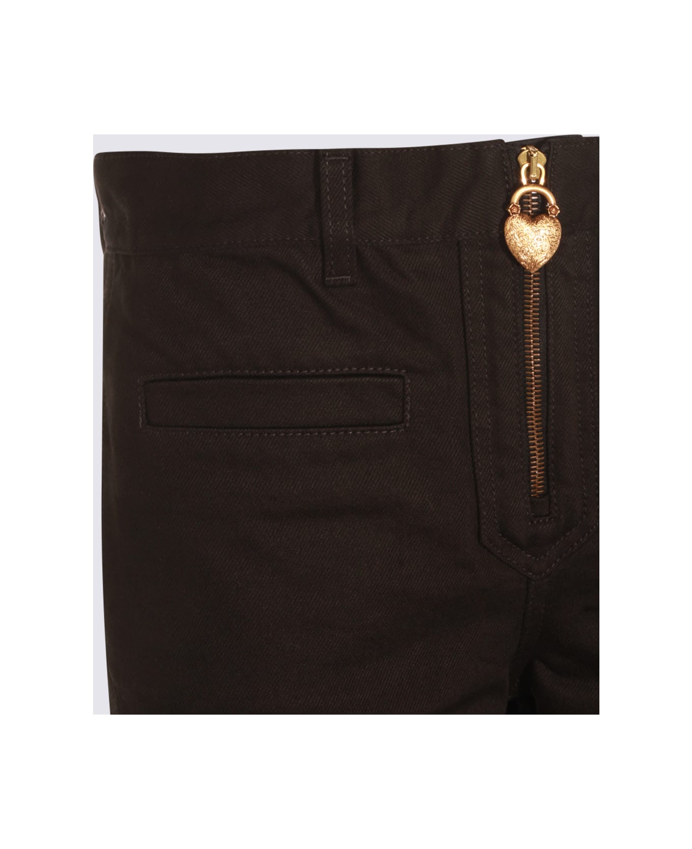 Chloé Black Cotton Jeans - Black