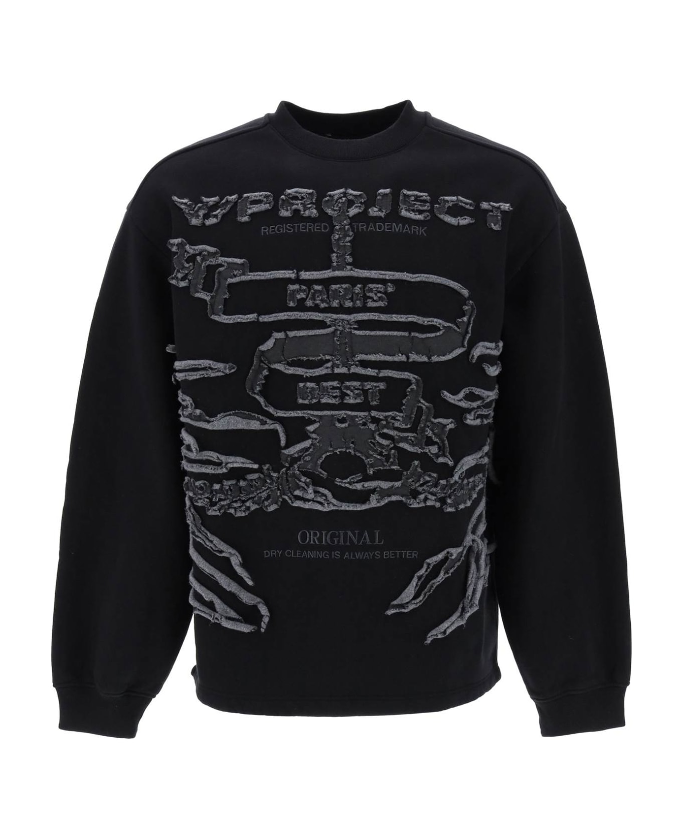 Y/Project Paris' Best Sweatshirt - BLACK (Black)
