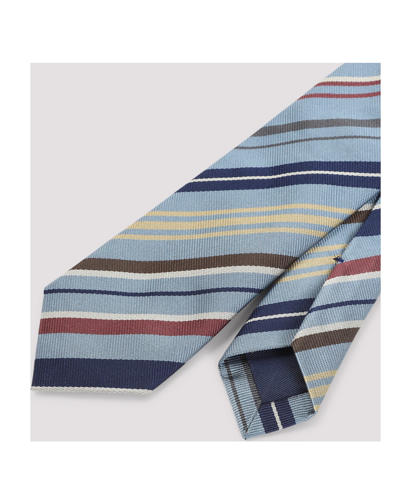 Paul Smith Reg Stripe Tie - Blue