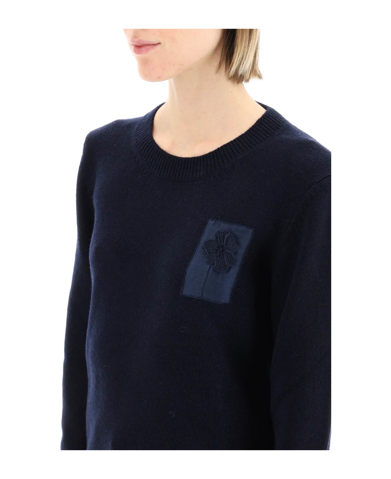 Cecilie Bahnsen 'ivory' Sweater - NAVY BLUE (Blue)