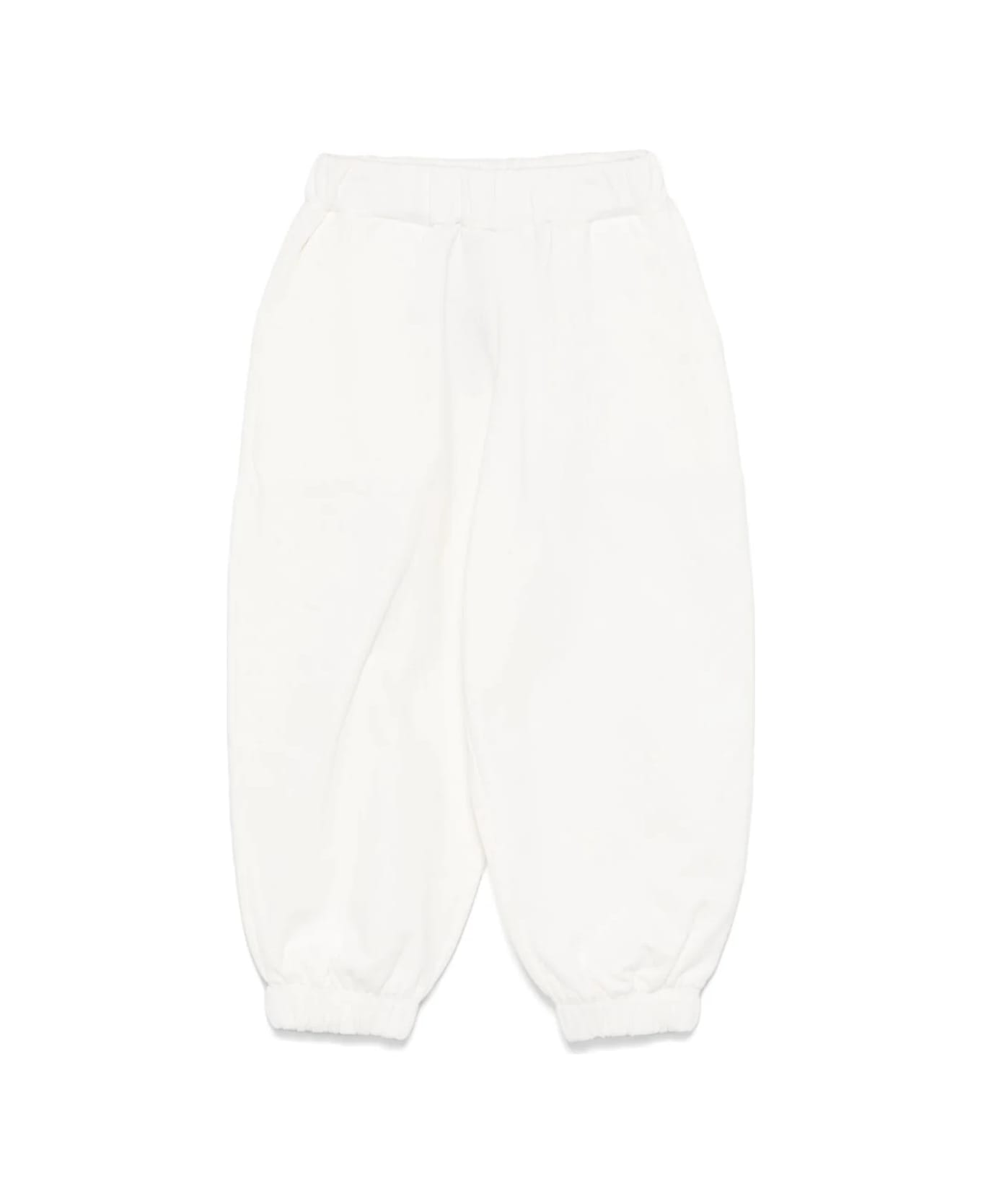 Etro Pantaloni Con Ricamo - Cream ボトムス