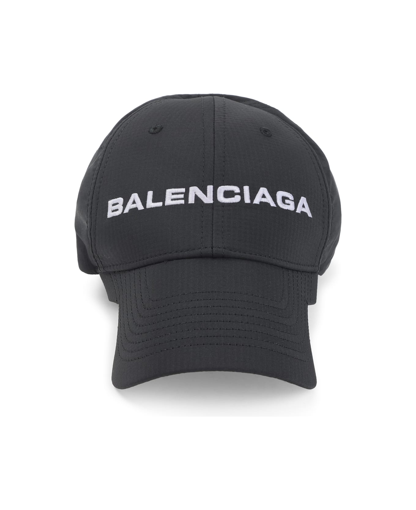 Balenciaga Logo Cap - Black White