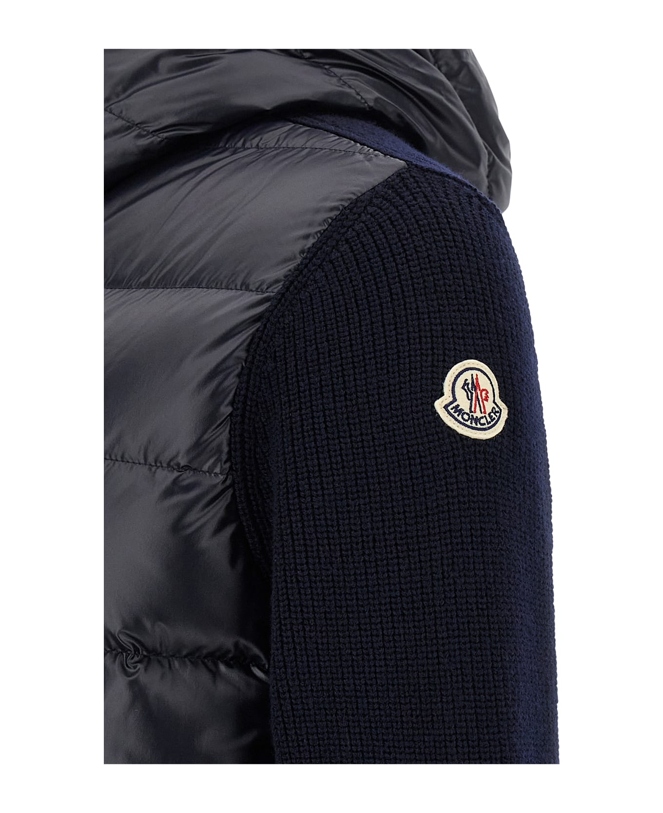 Moncler Padded Cardigan - Blue