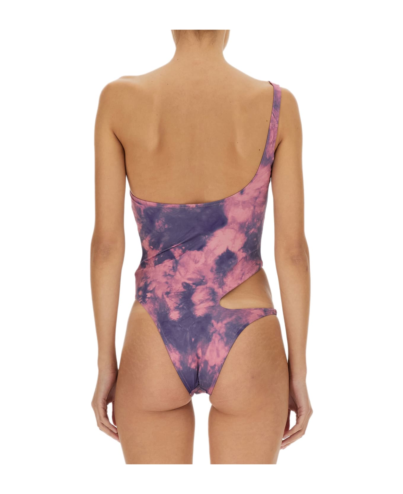 Off-White One Piece Swimsuit With Logo - MULTICOLOR