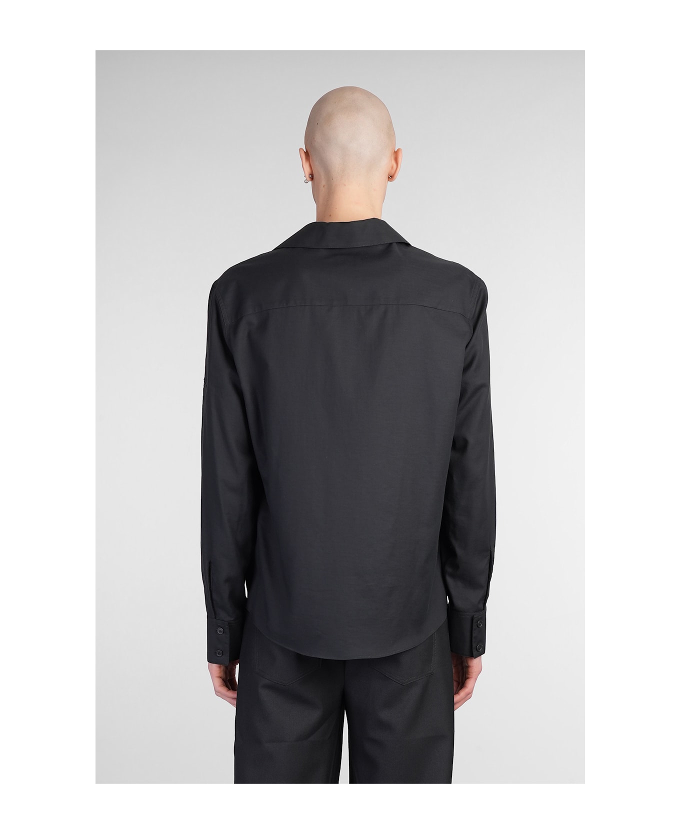 Courrèges Shirt In Black Cotton - black