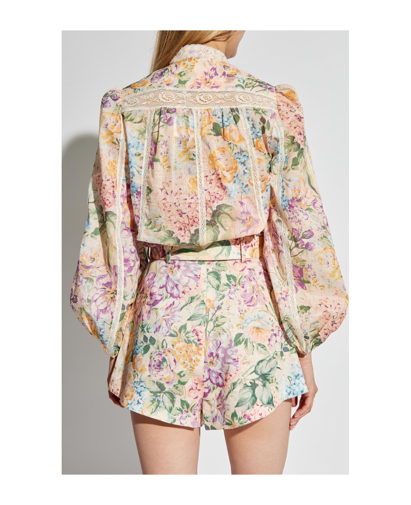 Zimmermann Floral Pattern Shirt - Watercolour Floral