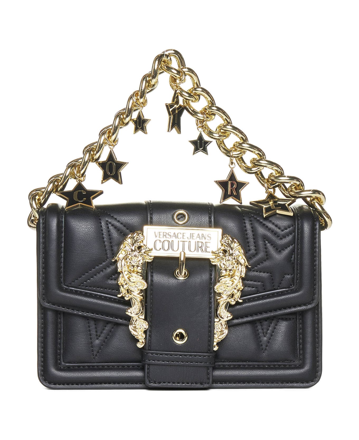 Versace Jeans Couture Stars Shoulder Bag - Black