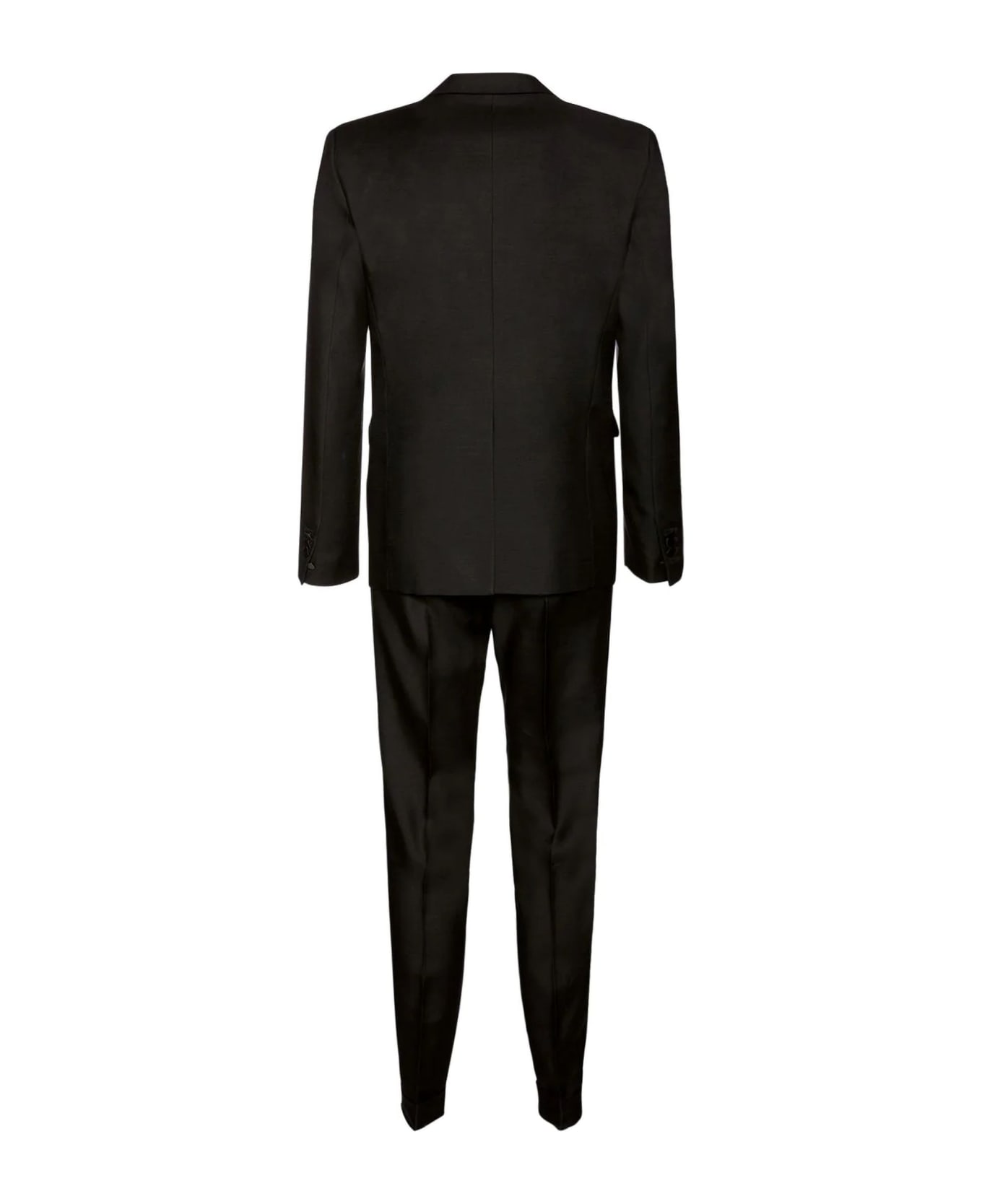 Dsquared2 Black Berlin Wool And Silk Suit - 900 スーツ