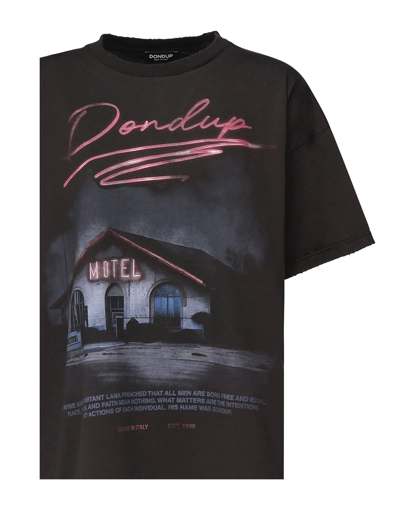Dondup Printed T-shirt - Black