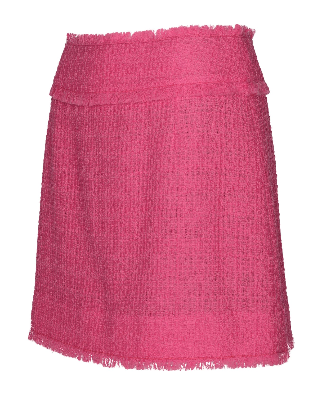 Dolce & Gabbana Tweed Miniskirt - Pink