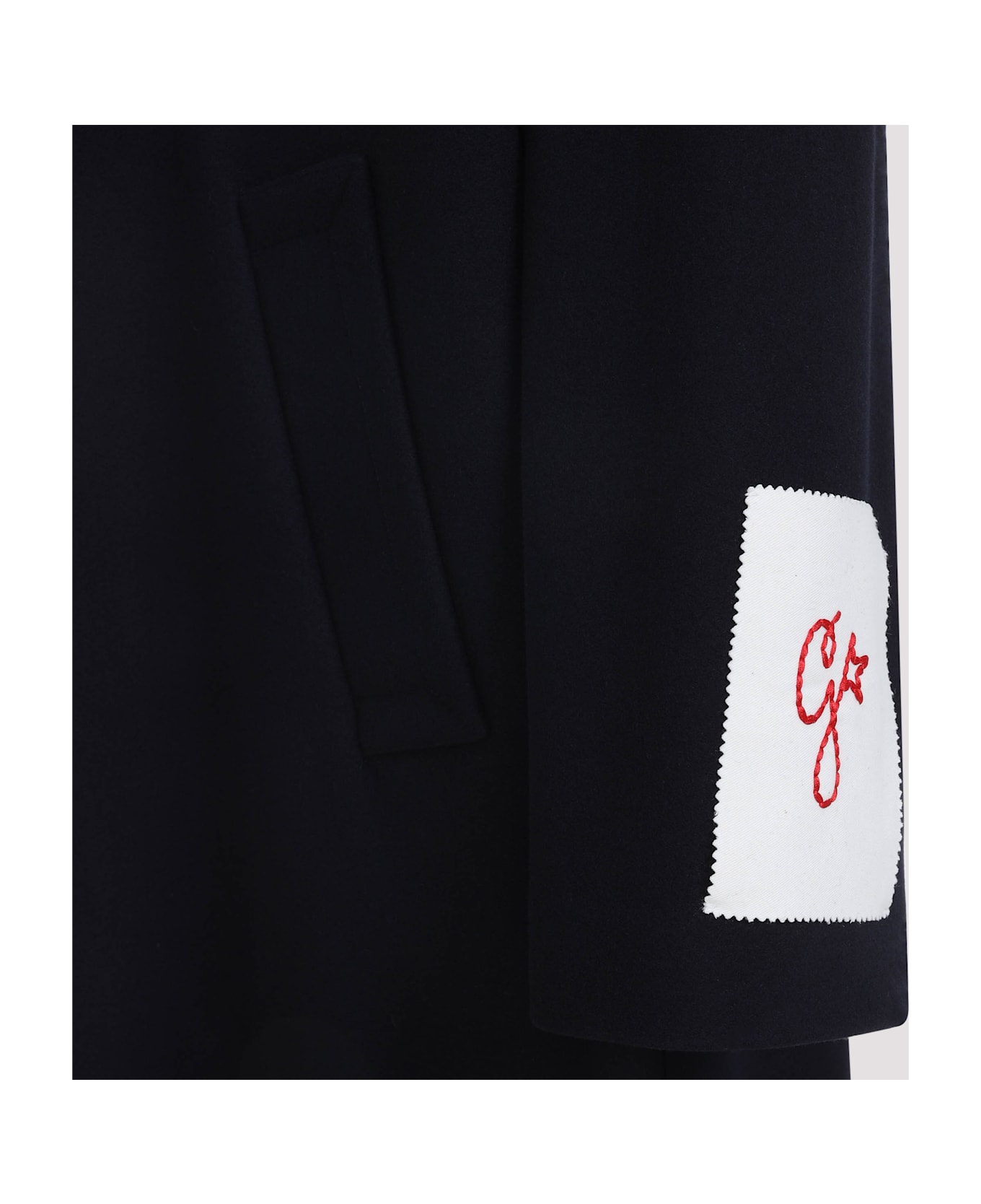 Golden Goose Cocoon Coat - Dark Blue