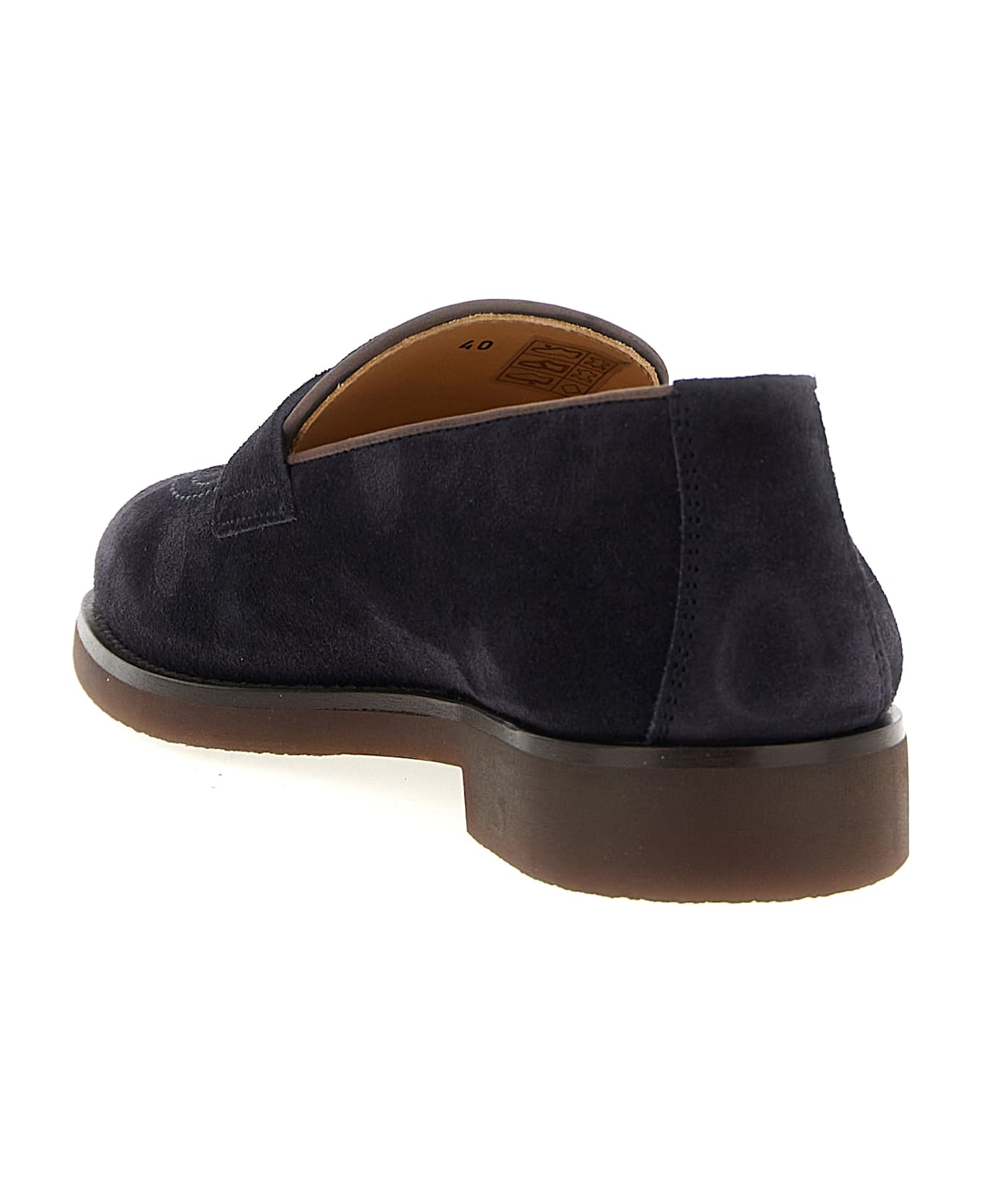 Brunello Cucinelli Suede Loafers - Blue