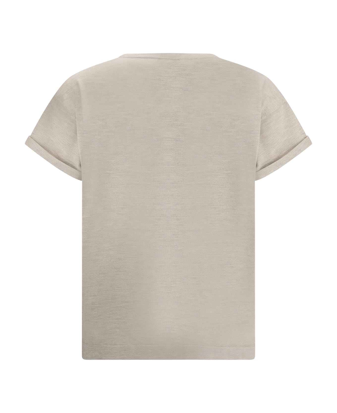 Brunello Cucinelli Cashmere Glitter T-shirt