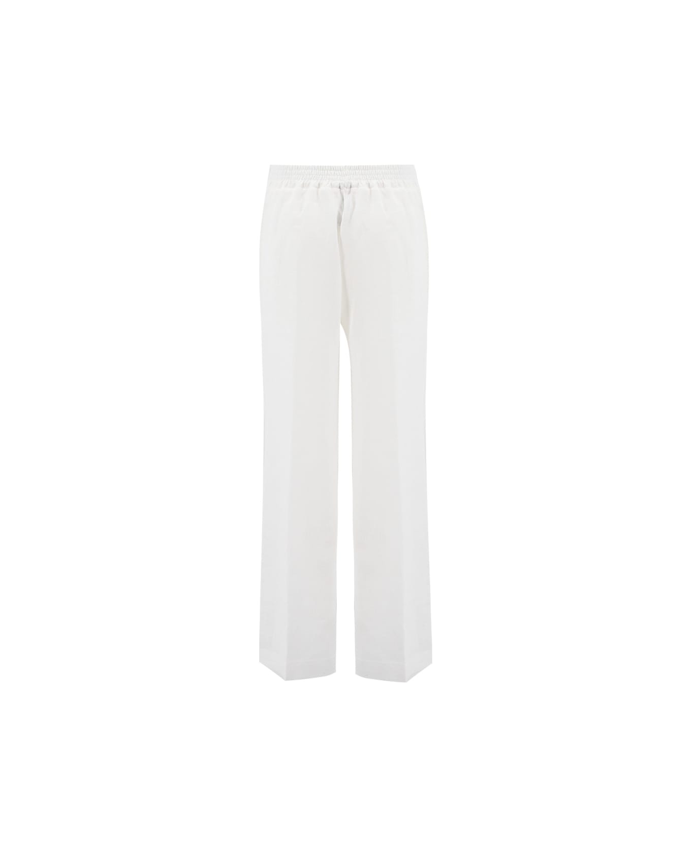 Ermanno Scervino Trousers - SNOW WHITE/OFF WHITE