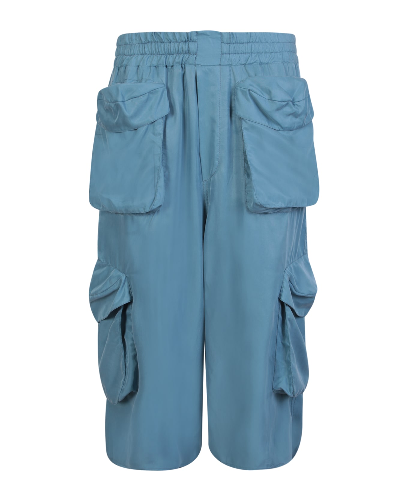 Sunnei Cargo-pocket Shorts - Blue