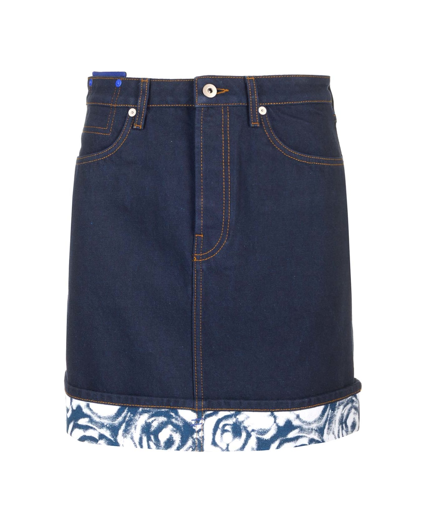 Burberry Denim Mini Skirt - Blue