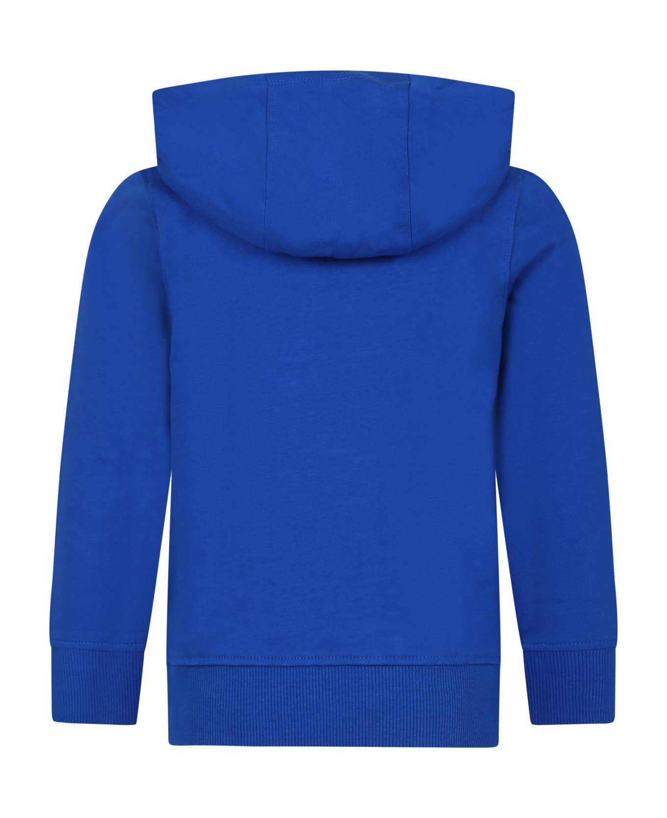 Tommy Hilfiger Light Blue Sweatshirt For Boy With Logo - Light Blue