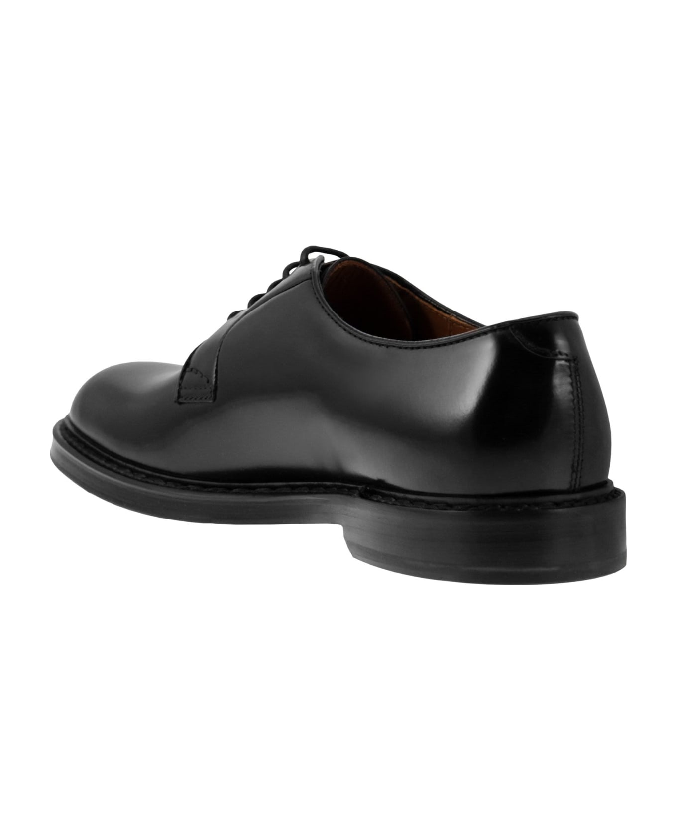 Doucal's Horse - Derby Lace-up - Black ローファー＆デッキシューズ