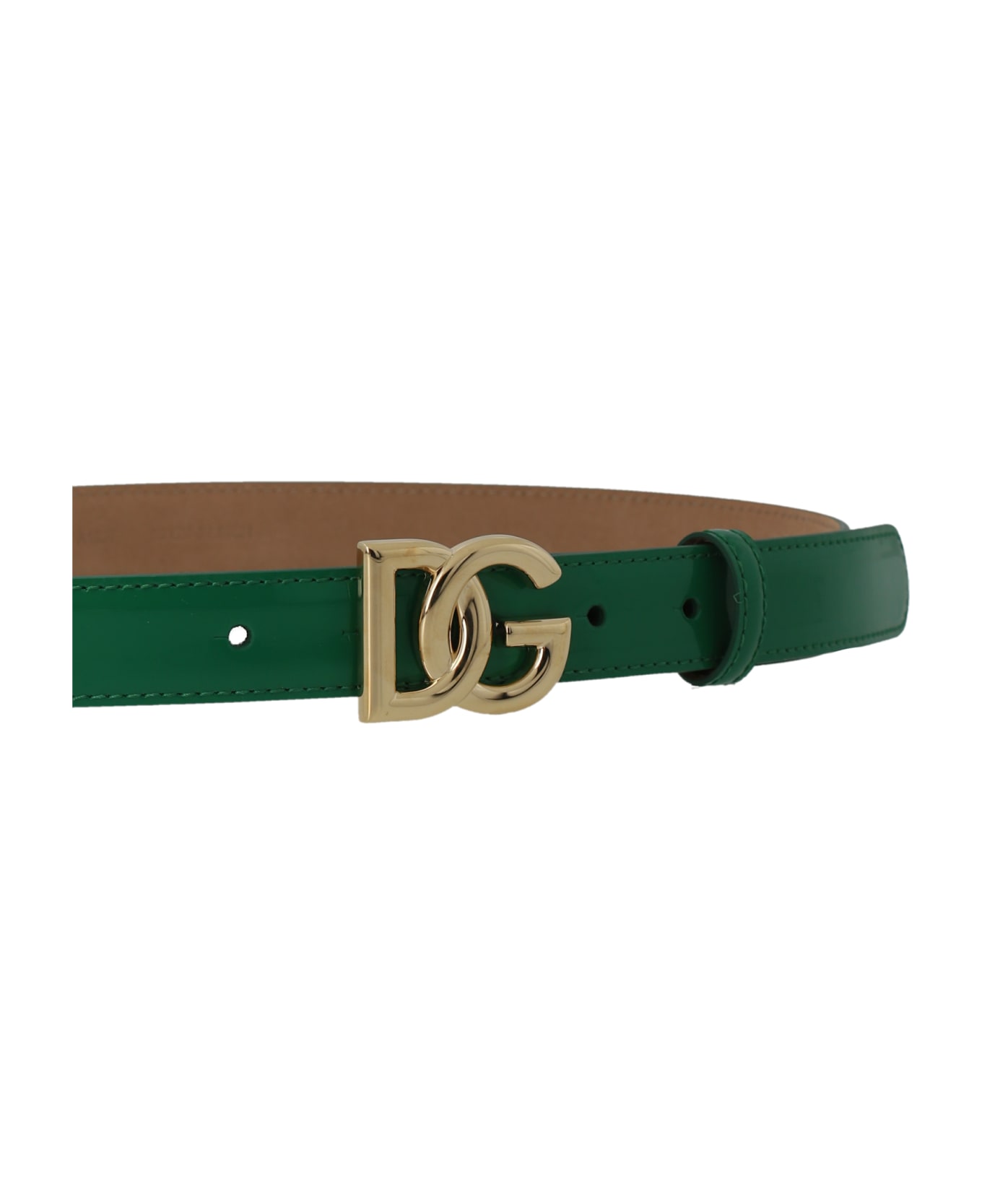 Dolce & Gabbana Logo Belt - Verde
