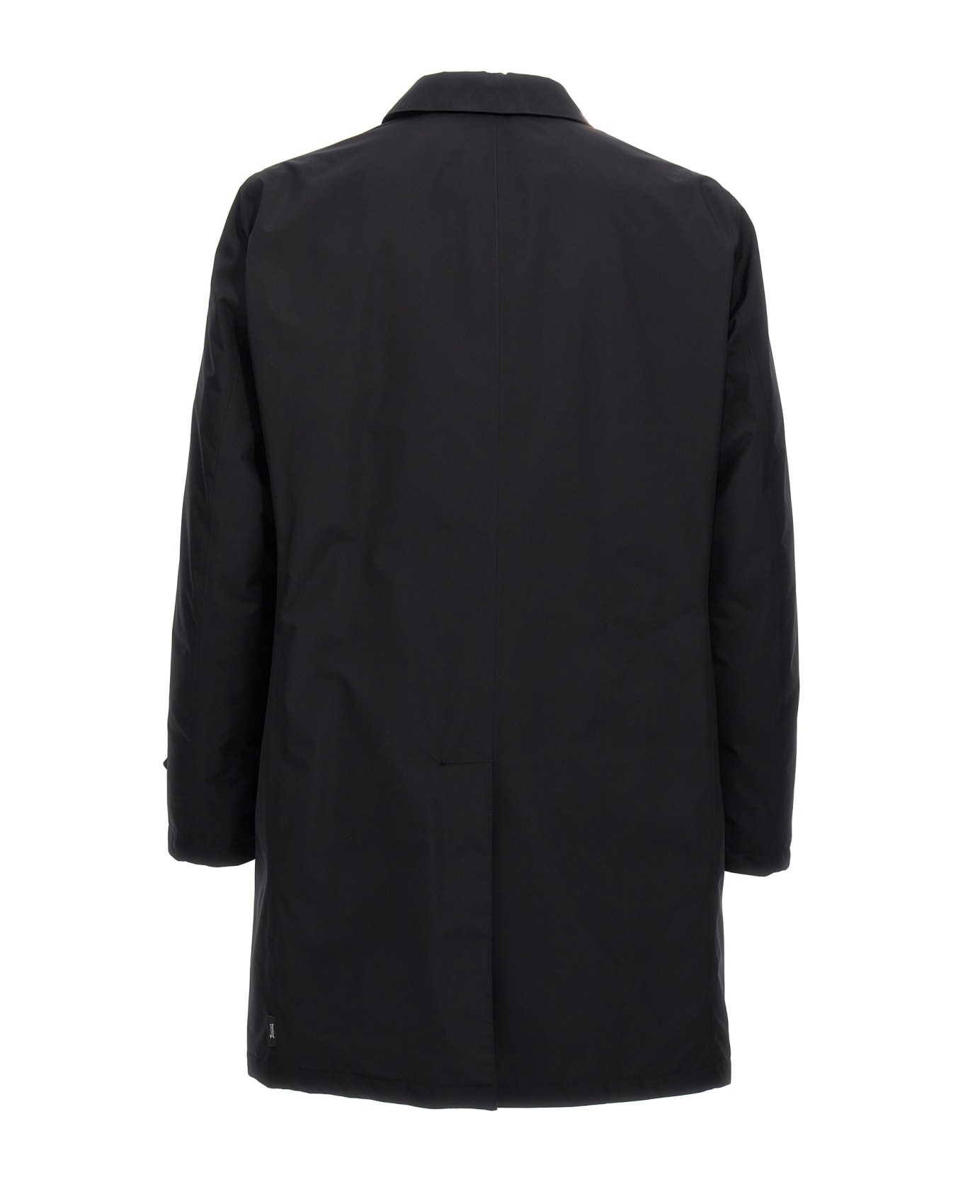 Herno 'laminar' Long Down Jacket - Black  