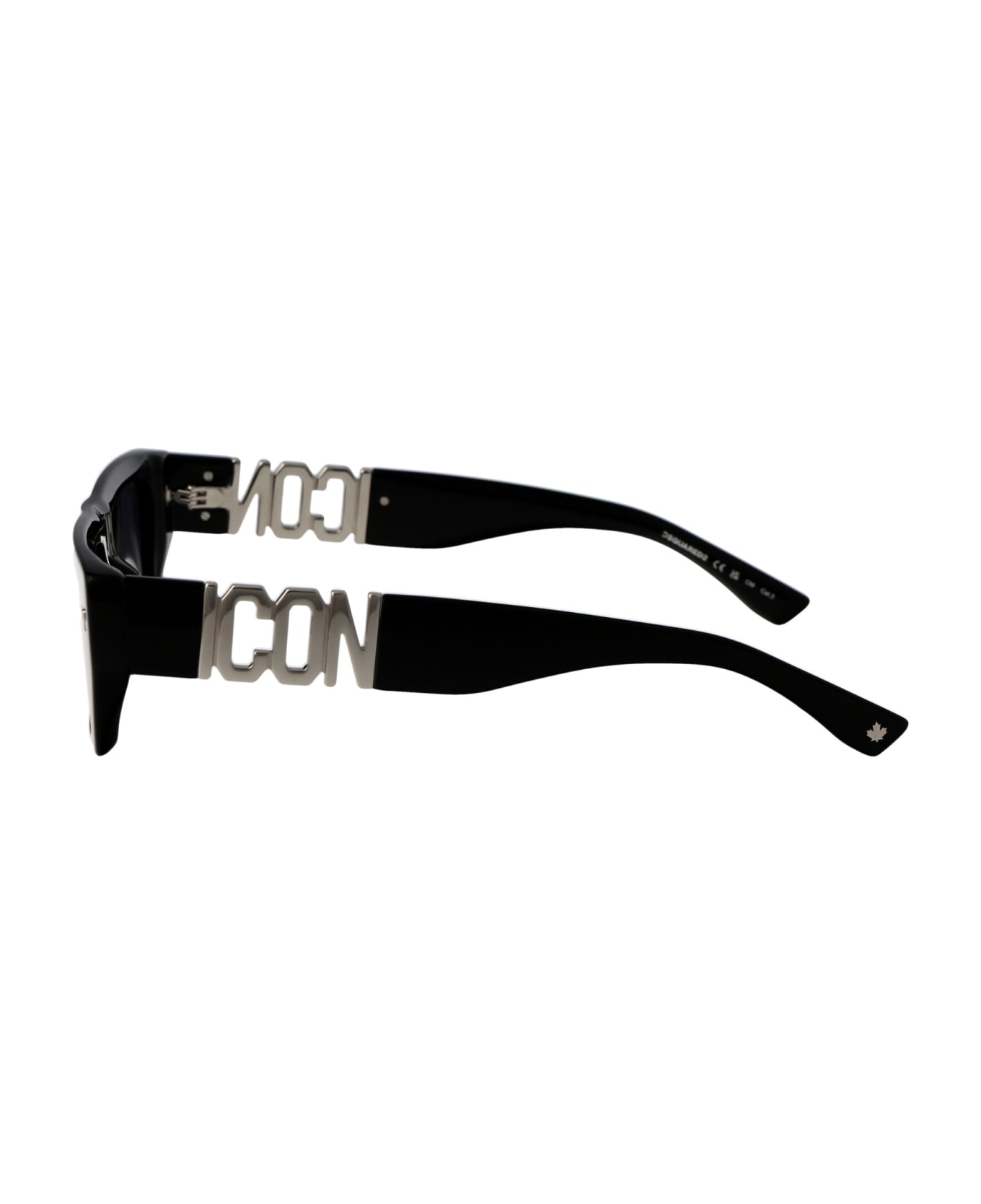 Dsquared2 Eyewear Icon 0011/s Sunglasses - 8079O BLACK サングラス