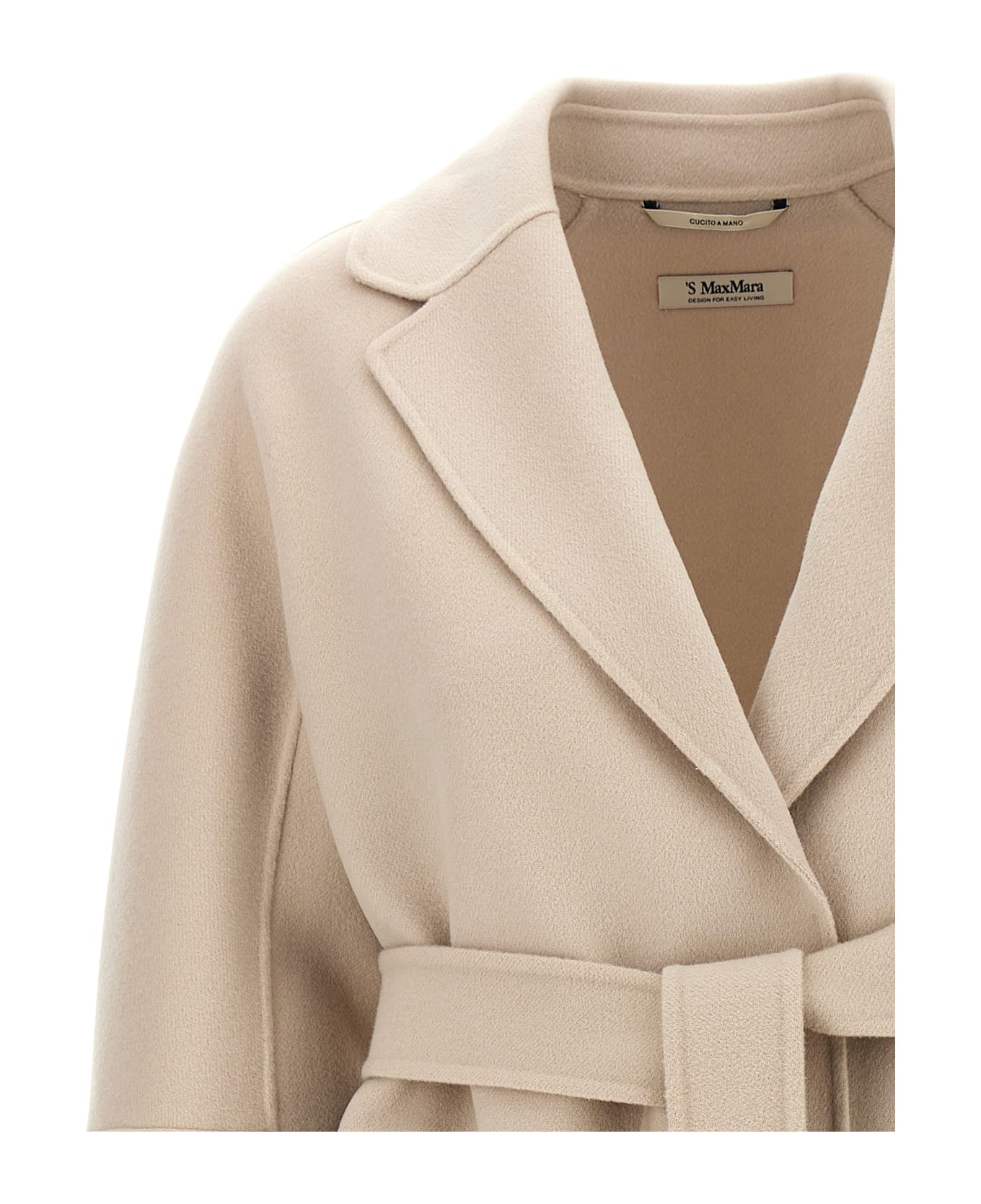 'S Max Mara 'arona' Coat - Beige