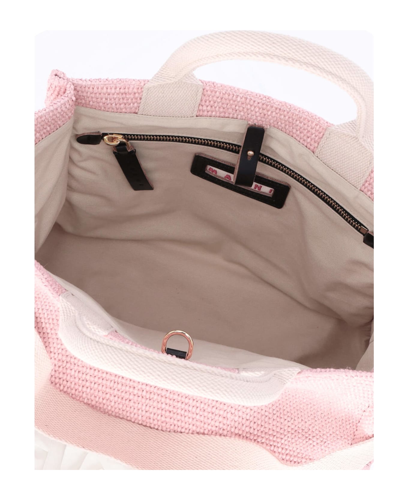 Marni Small Logo Tote Bag - Pink