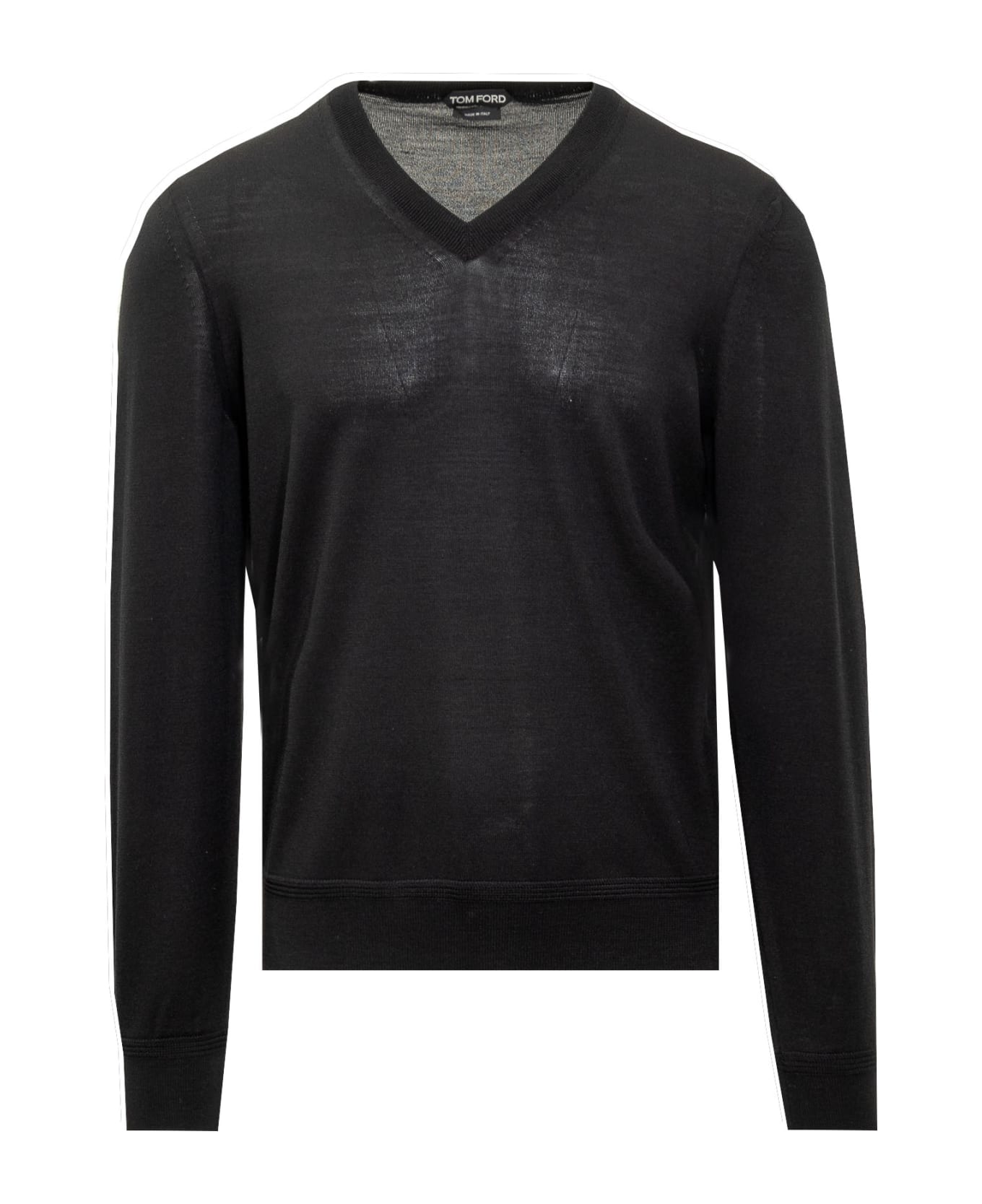 Tom Ford Merino Wool Pullover - BLACK