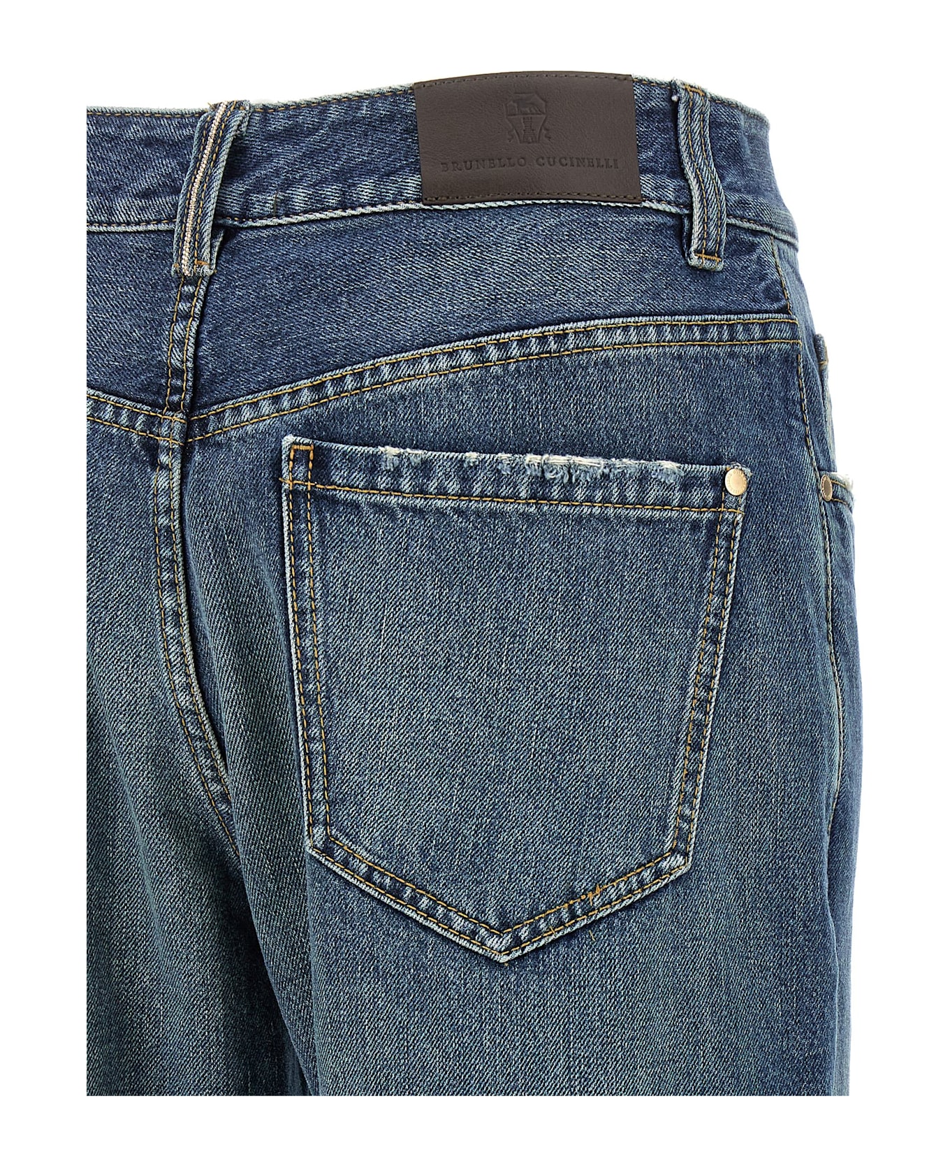 Brunello Cucinelli 
contemporary Loose
 Jeans - Blue