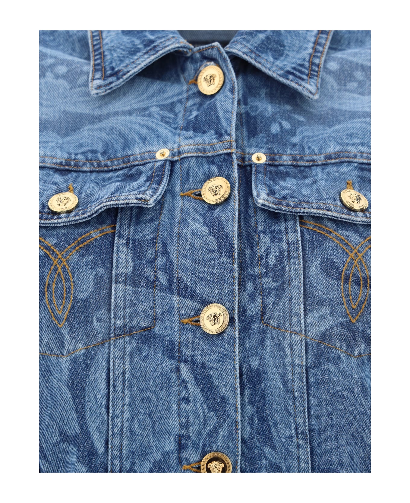 Versace Denim Jacket - Medium Blue