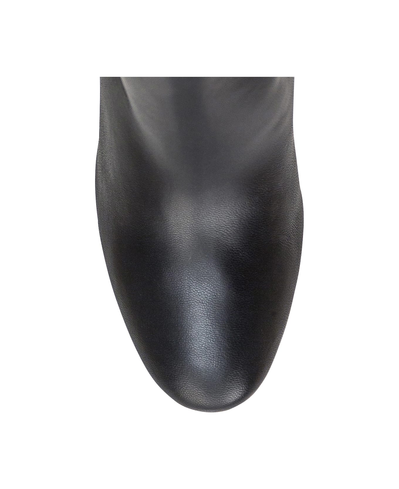 Maison Skorpios Adriana Boot In Leather - BLACK ブーツ