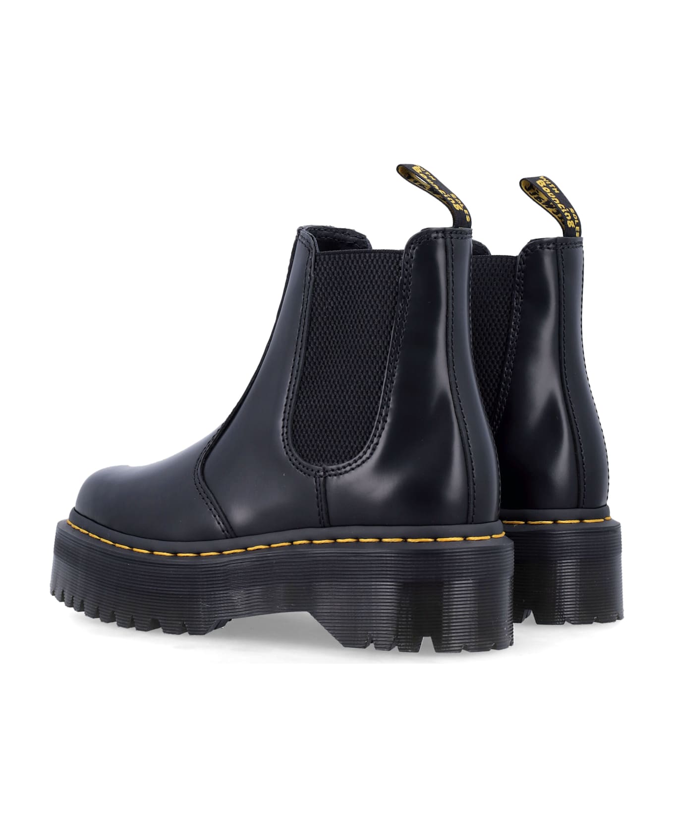 Dr. Martens 2976 Beatle Quad Boots - BLACK