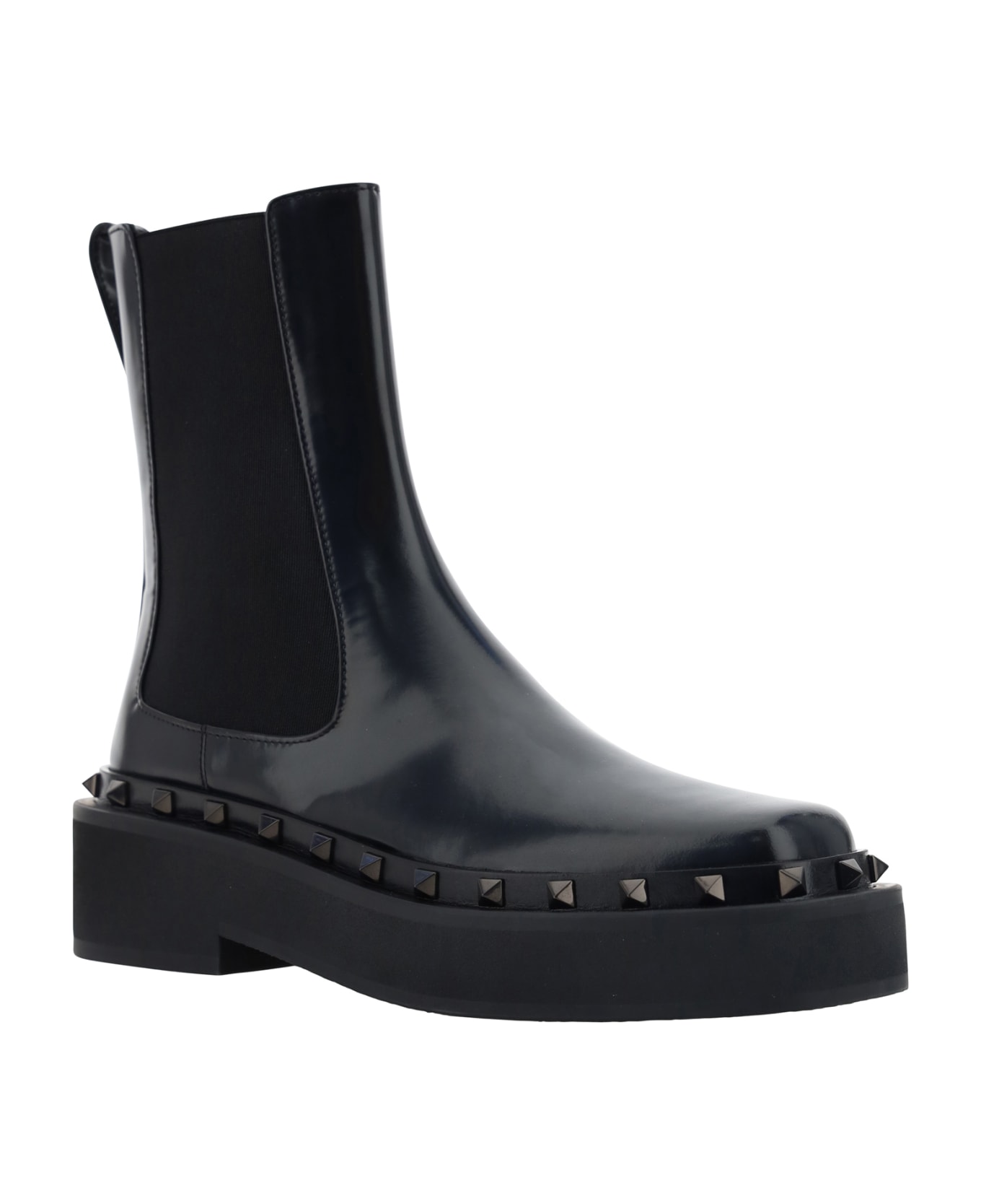 Valentino Garavani Garavani Rockstud M-way Boots - Black ブーツ