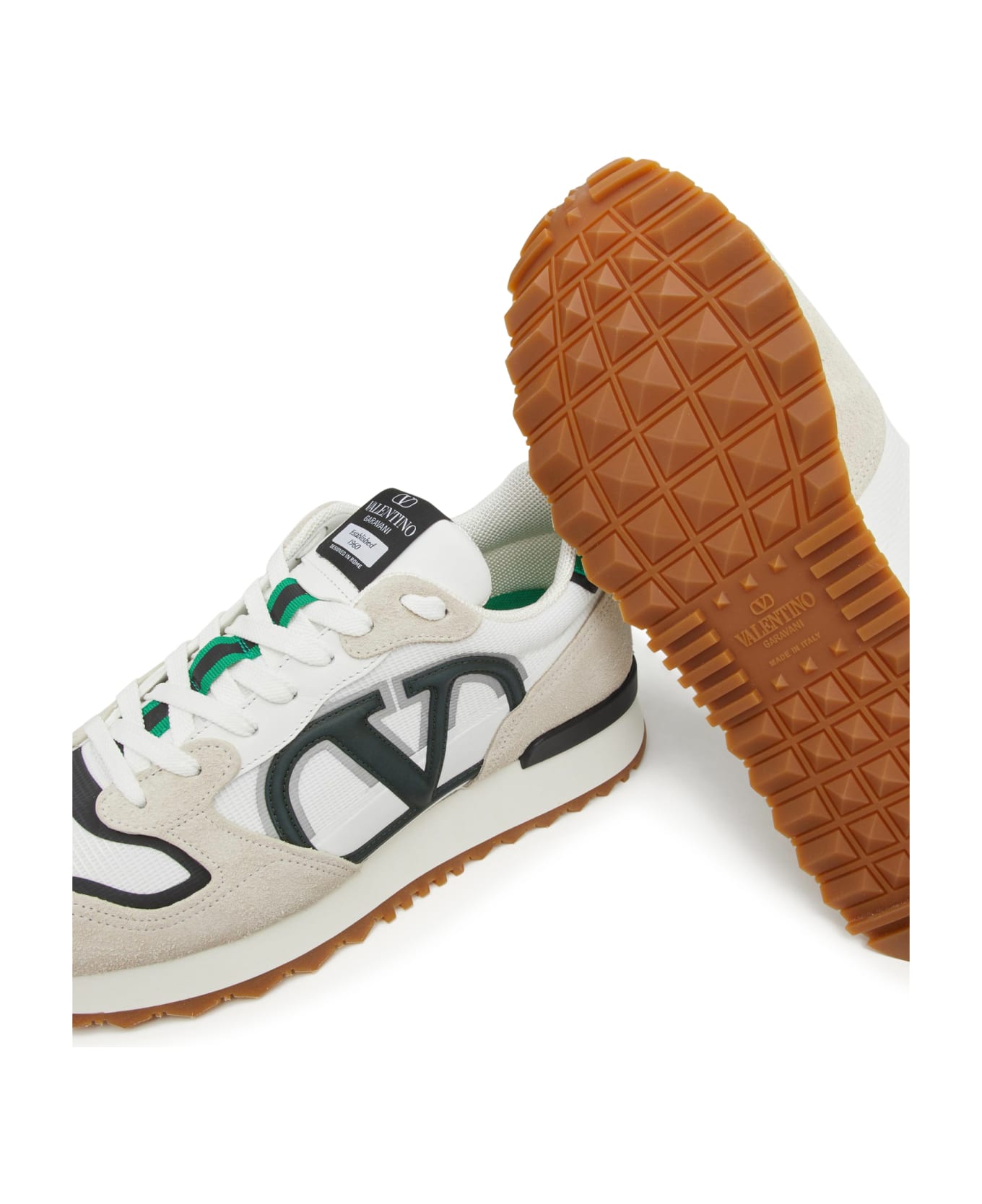 Valentino Garavani Vlogo Pace Sneakers - Mjp Ice White Greenmount