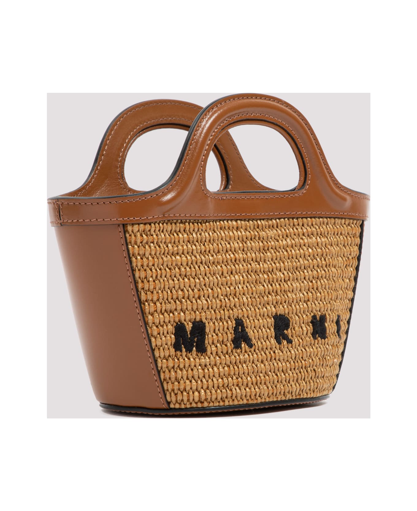 Marni Tropicalia Micro Bag - Raw Sienna