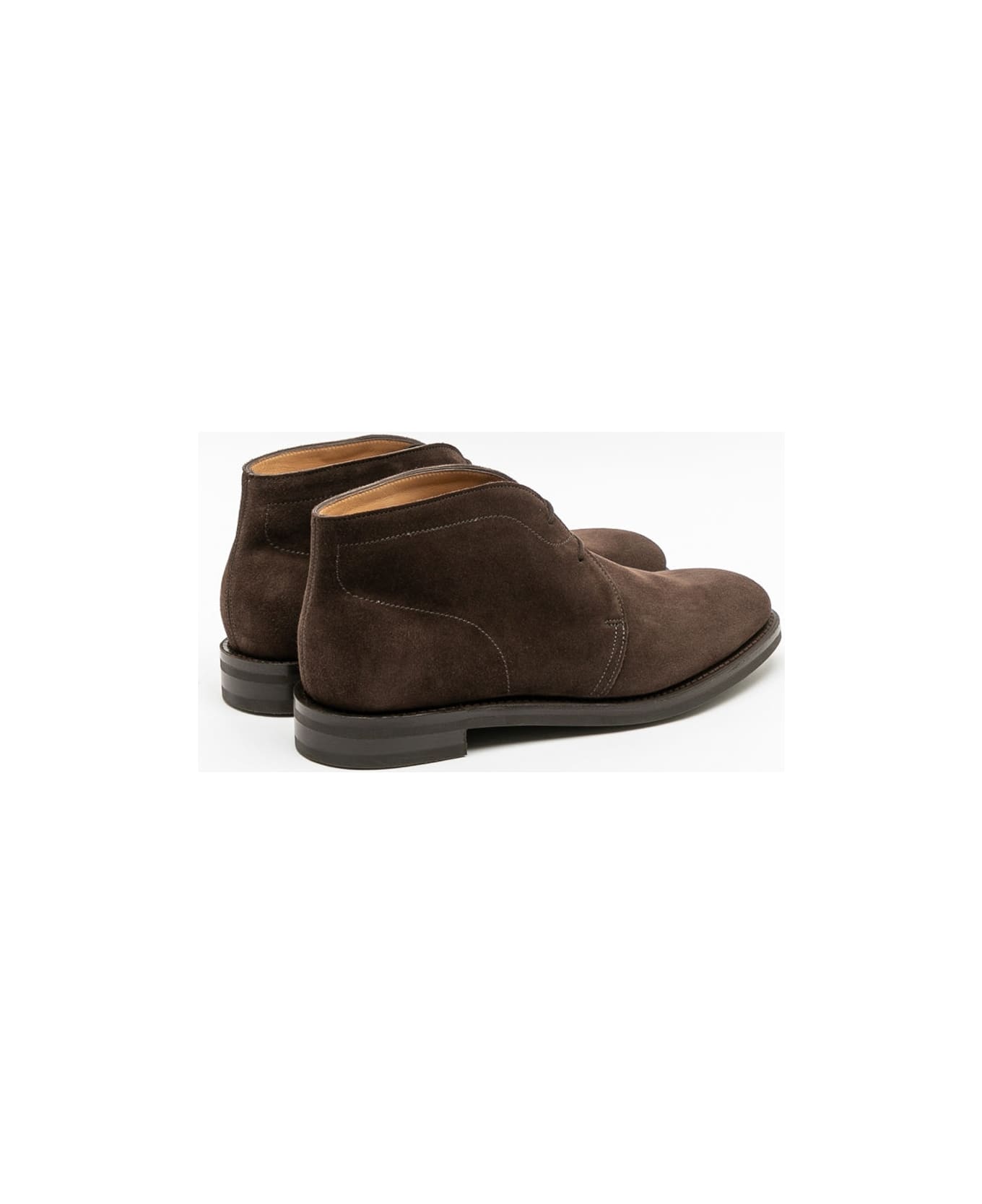 John Lobb Elmer Bruinn Suede Chukka Boot - Marrone