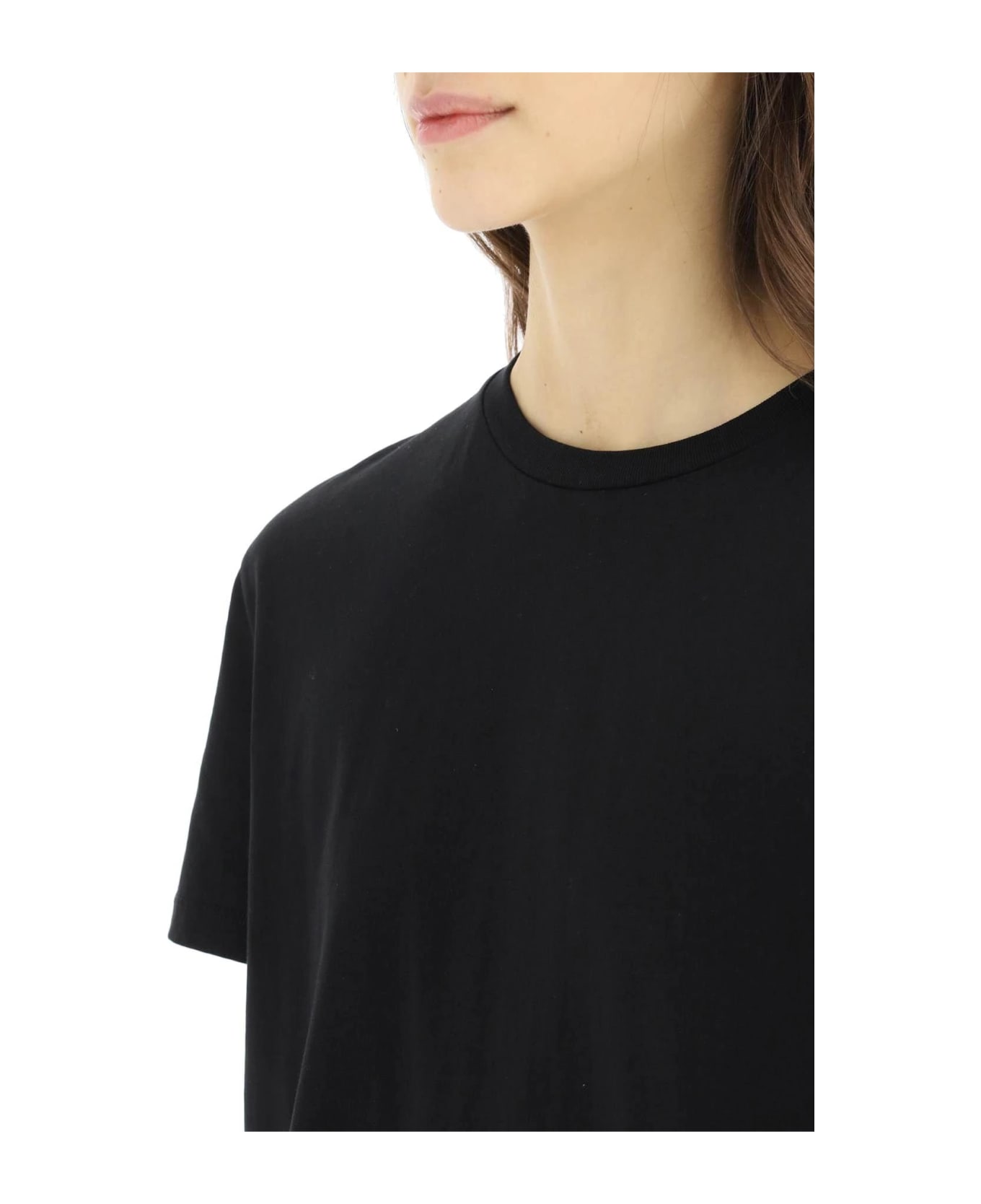 WARDROBE.NYC Basic Cotton T-shirt - Blk Black Tシャツ