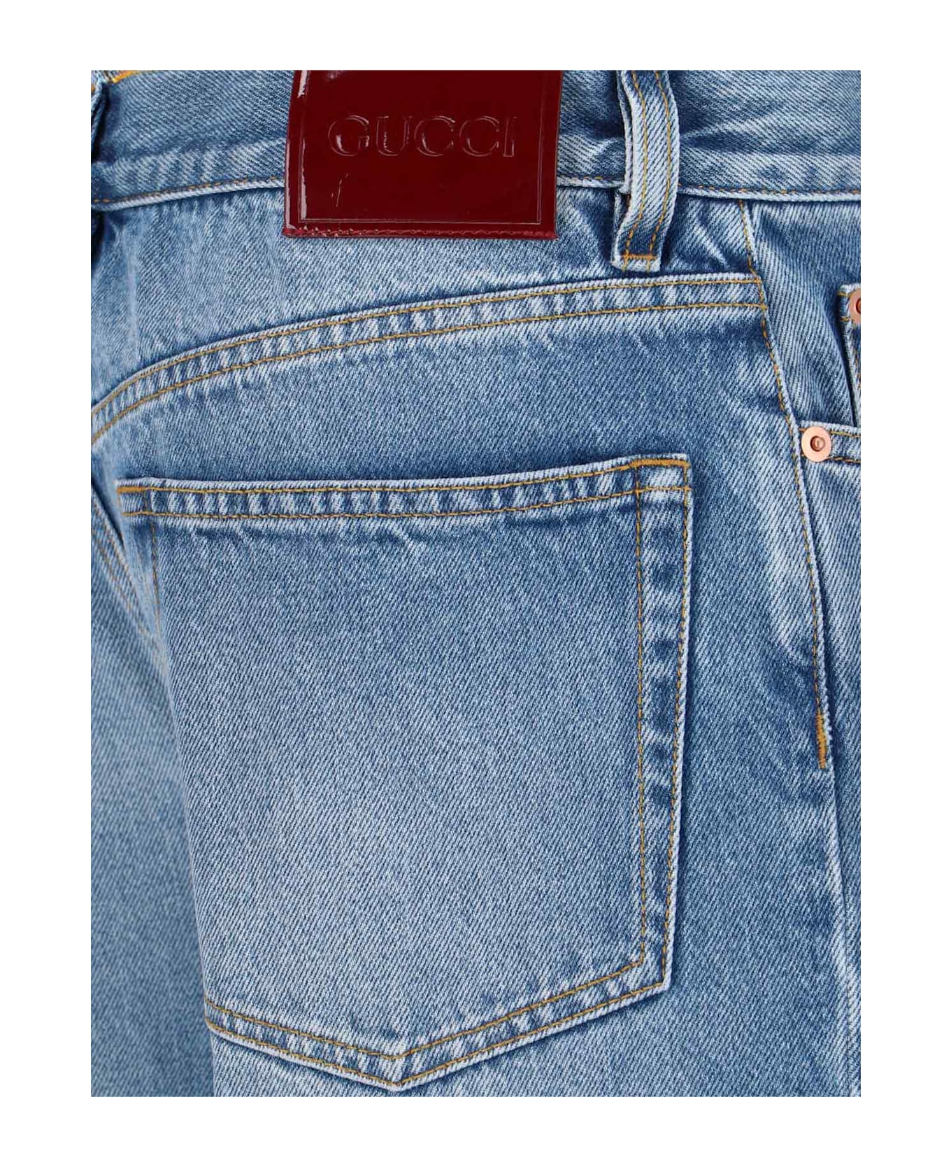 Gucci Straight Jeans - Light Blue