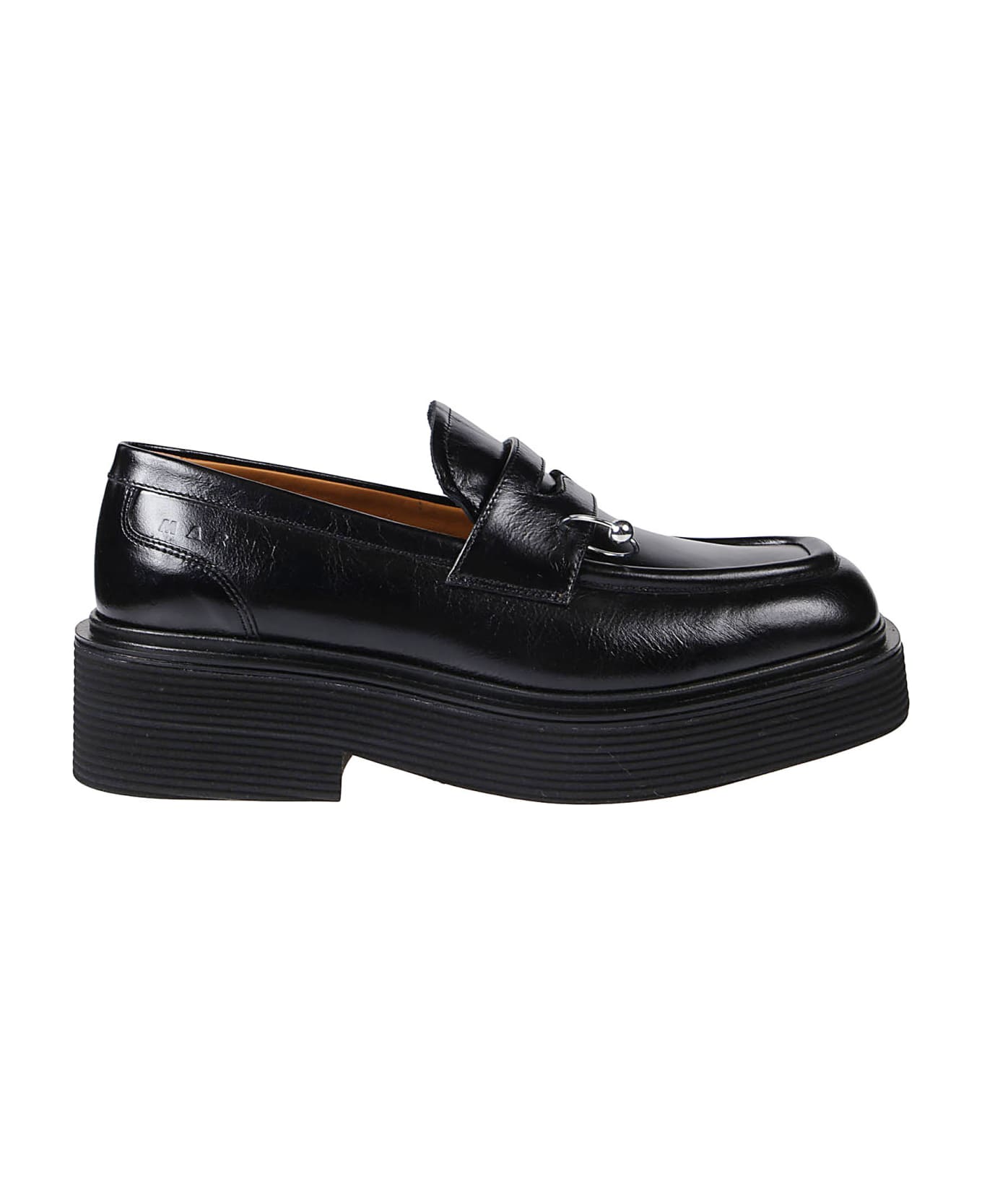 Marni Piercing-embellished Chunky Loafers - Black