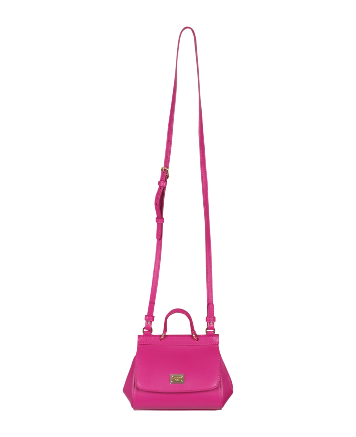 Dolce & Gabbana Purple Bag For Girl With Logo - Violet