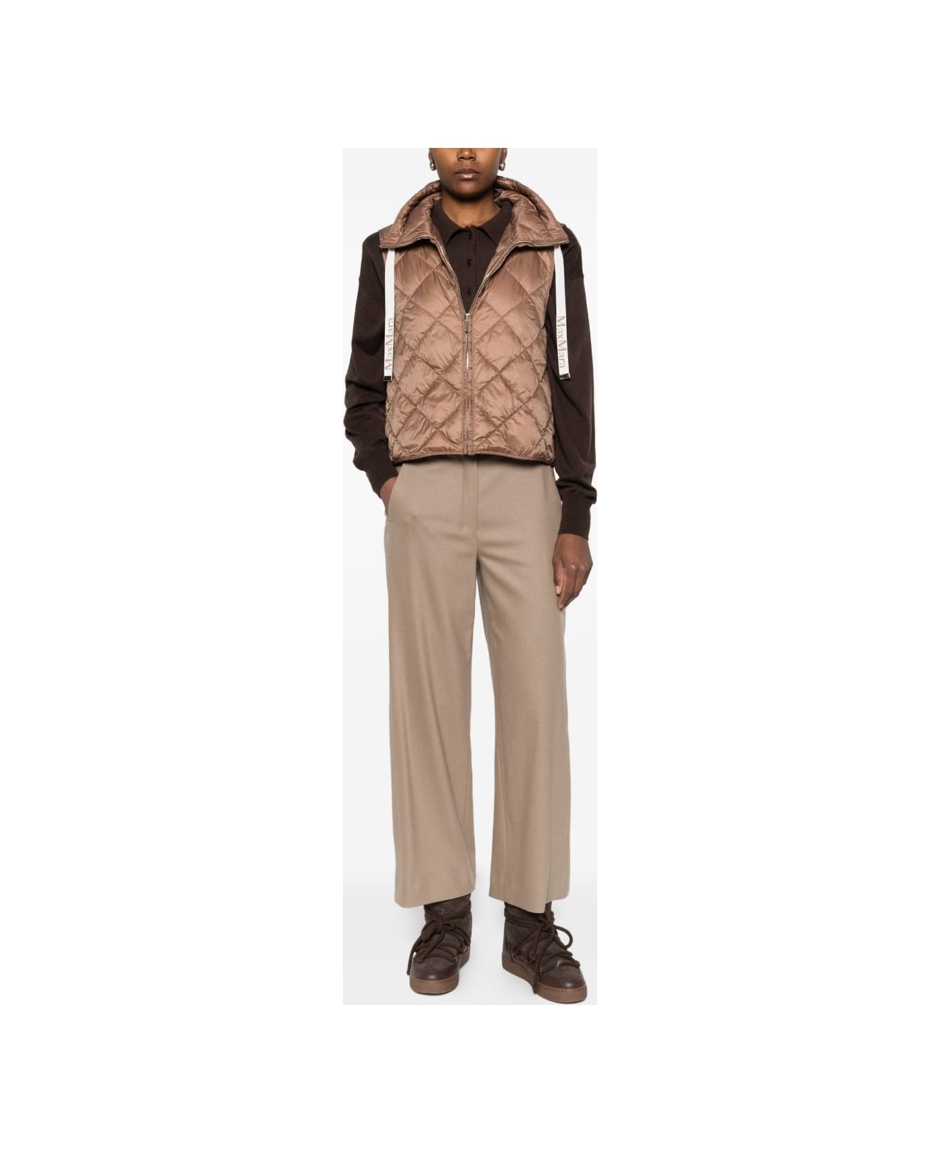 
S Max Mara Drawstring-waist Trousers - Beige