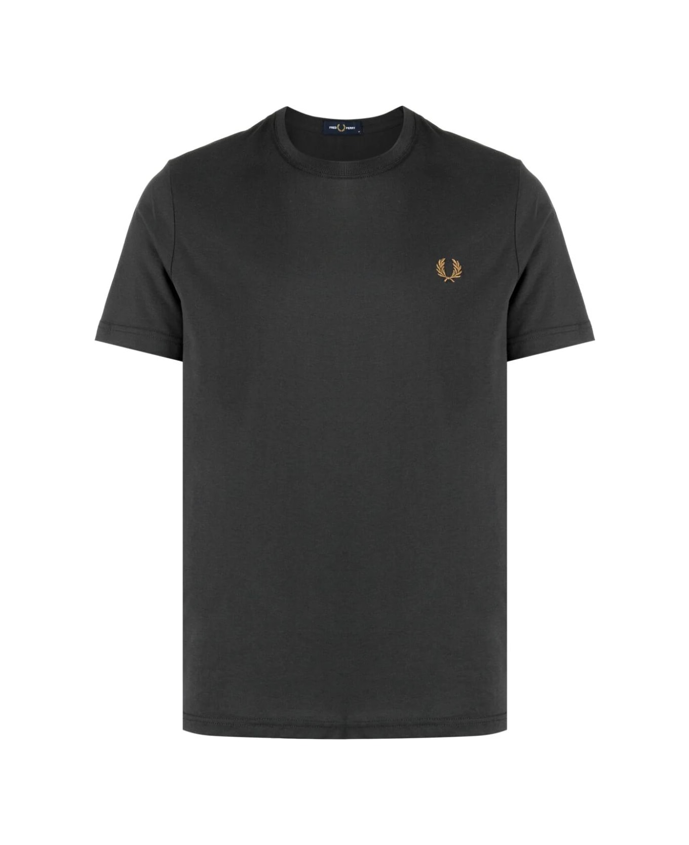 Fred Perry Fp Crew Neck T-shirt - Anchgrey Dkcaram