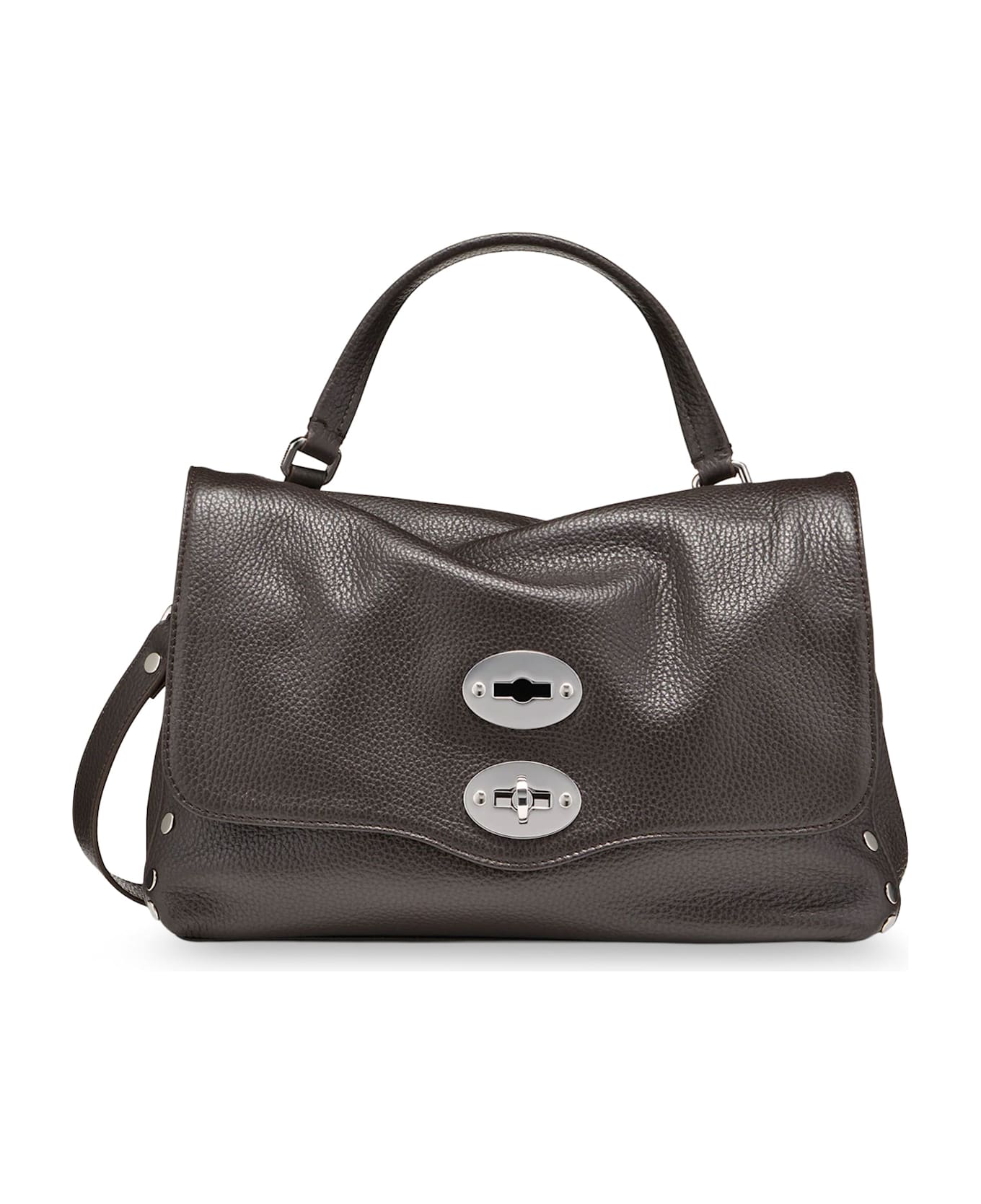 Zanellato Postina Leather Shoulder Bag - Brown