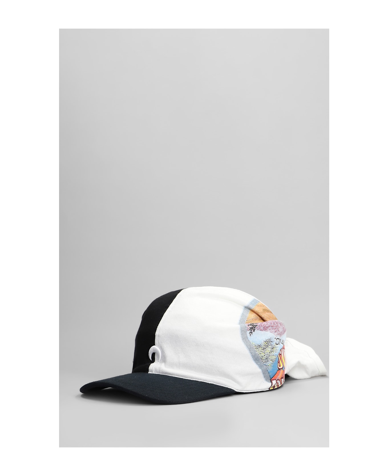 Marine Serre Hats In Black Cotton - black