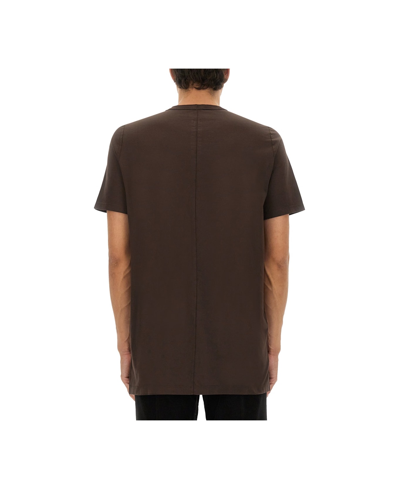 Rick Owens "level T" T-shirt - BROWN