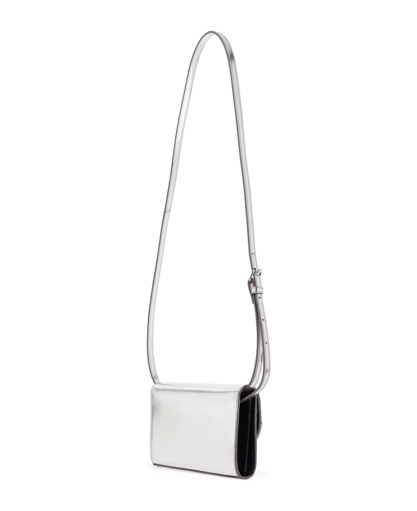 Diesel 1dr Crossbody Wallet - Silver