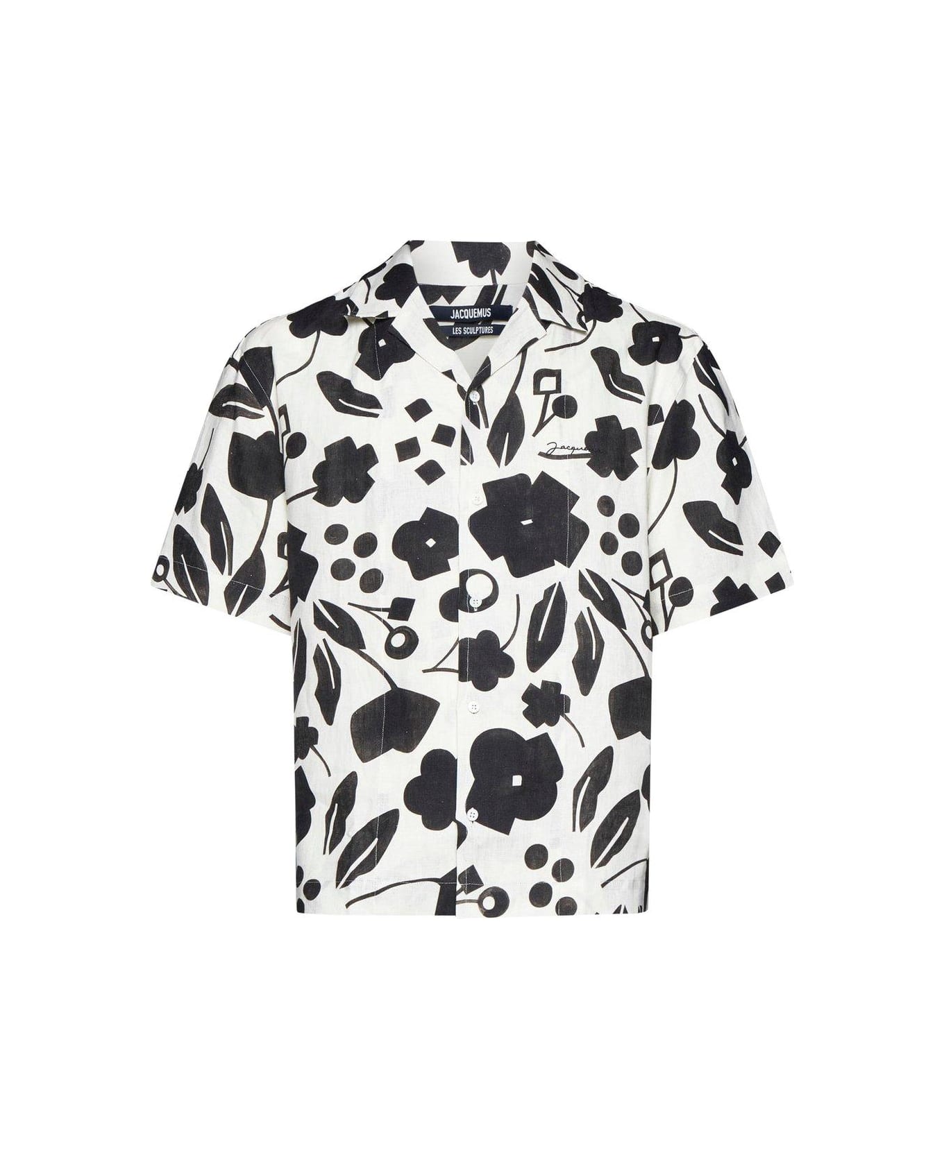 Jacquemus Shirt - Hc Pt Black White Cubic Flow