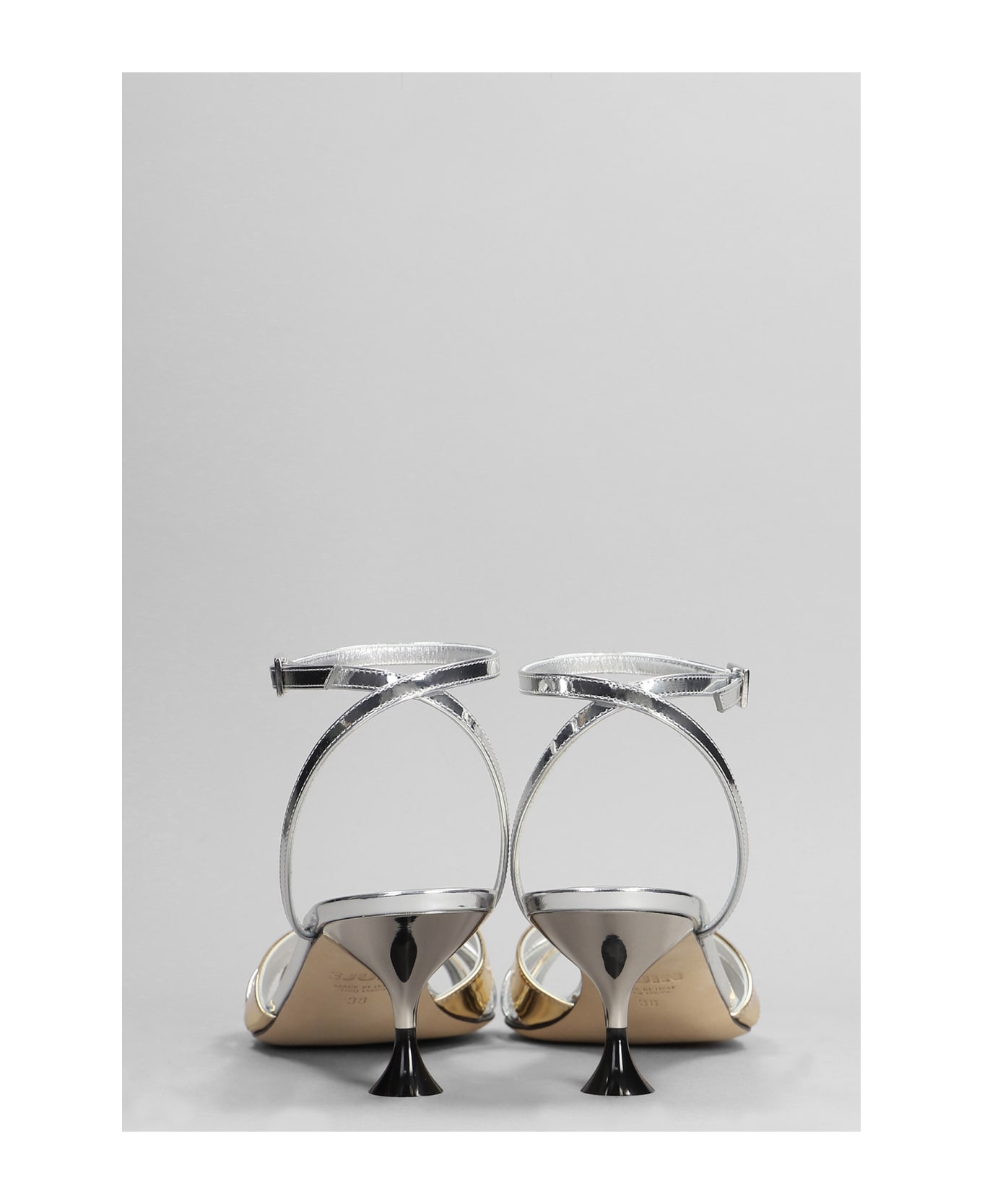 3JUIN Kyara 055 Sandals In Silver Leather - silver