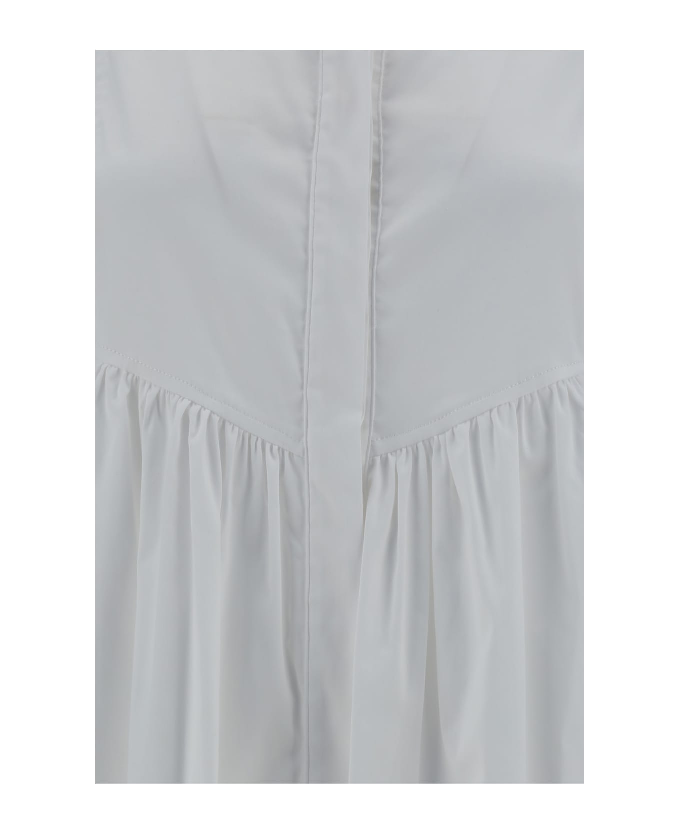 Ella Davantino Chemisier Dress - Bianco ワンピース＆ドレス