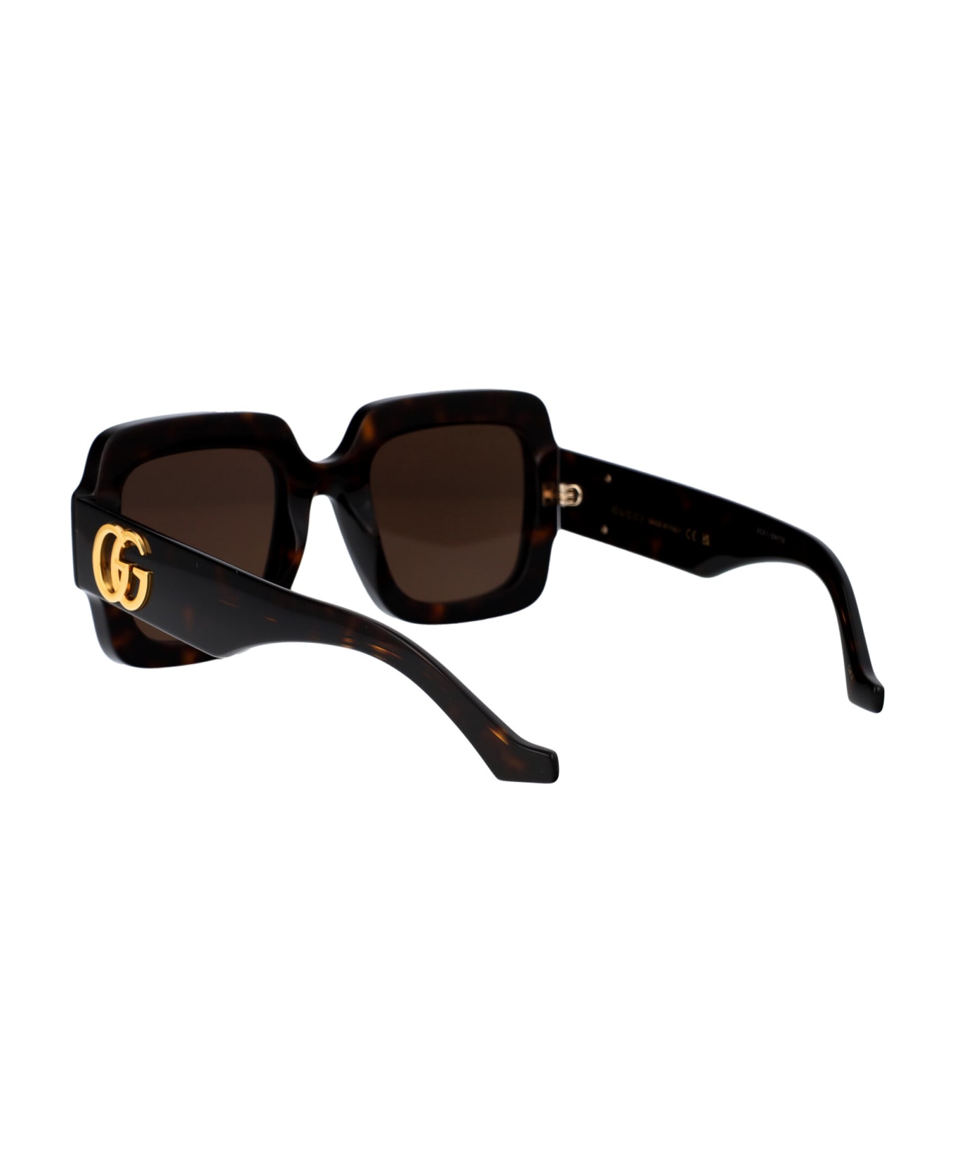 Gucci Eyewear Gg1547s Sunglasses - 002 HAVANA HAVANA BROWN サングラス